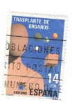 Stamps Spain -  Trasplante de organos