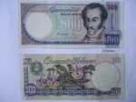 monedas del Mundo : America : Venezuela :  Simón Bolívar  (Anverso) - Orquídeas Venazolanas y Escudo (Reverso)