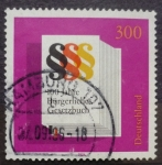 Stamps : Europe : Germany :  100 aniversario de la aprobación del Código Civil de Alemania
