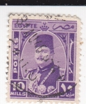Stamps : Africa : Egypt :  Rey Faruk