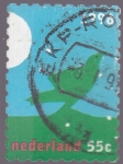Stamps Netherlands -  Ilustración-pájaro