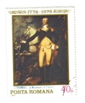 Stamps Romania -  J. Trumbull: