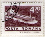 Stamps Romania -  131 Petrolero Arges