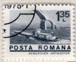 Stamps Romania -  132 Remolcador