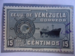 Stamps Venezuela -  E.E.U.U. de Venezuela -Flota Mercante Grancolombiana-5 de Julio 1947