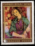 Stamps Hungary -  Czóbel Béla - MIMI