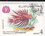 Sellos de Asia - Yemen -  Dragon Fish