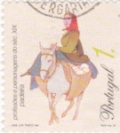 Stamps Portugal -  Panadera ambulante -Profesiones del siglo  XIX  