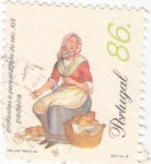 Stamps Portugal -  Panadera -Profesiones del siglo XIX  
