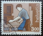 Stamps : Europe : Switzerland :  carpintero