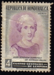 Stamps Honduras -  Doña Genoveva Guardiola de Estrada Palma