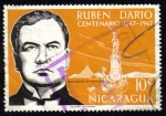 Stamps : America : Nicaragua :  Rubén Darío Centenario 