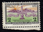 Stamps : America : Honduras :  Conmemorativo de La revolución del 21 de Octubre de 1956