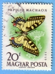 Sellos de Europa - Hungr�a -  Papilio Machaon