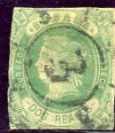 Stamps Europe - Spain -  Isabel II