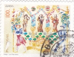 Stamps Portugal -  Fiesta de los Santos- Europa   