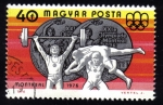 Stamps Hungary -  XXI Olimpiadas de Montreal 1976