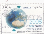 Stamps Spain -  2008 Año Polar- Ciencias de la Tierra y del Universo   (3)