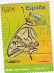 Stamps Spain -  Mariposa- Papilio machaon    (3)