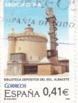 Stamps Spain -  Biblioteca Depósitos del Sol- Albacete.  (3)