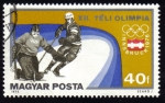 Stamps : Europe : Hungary :  XII. JUEGOS OLÍMPICOS DE INVIERNO