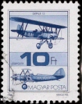Stamps Hungary -  AVION GERLE 13
