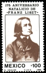 Stamps Mexico -  Franz Liszt