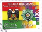 Stamps Bolivia -  Policia Boliviana
