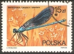 Sellos de Europa - Polonia -  CALOPTERYX  SPLENDENS