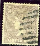 Stamps Spain -  Isabel II