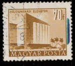 Stamps Hungary -  elevador Hájdunánás