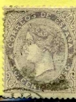 Stamps Spain -  Isabel II