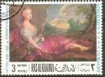 Stamps United Arab Emirates -  PINTURA  DE  MARY  ADELAIDA.  NATTIER.