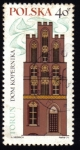 Stamps : Europe : Poland :  Casa de Copernico 