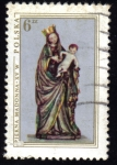 Stamps : Europe : Poland :  The Beautiful Madonna, sculpture, 1410