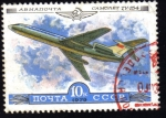 Sellos del Mundo : Europa : Rusia : Aviación Comet Tipo154 