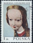 Sellos del Mundo : Europa : Polonia : 2082 - La Virgen, en madera, del escultor Krulowa