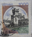 Stamps : Europe : Italy :  Castillo de Montagnana