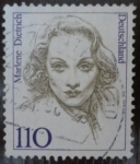 Stamps : Europe : Germany :  Marlene Dietrich