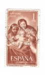 Sellos del Mundo : Europa : Espa�a : Navidad. La Sagrada Familia de Goya