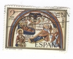 Stamps : Europe : Spain :  Navidad.La Natividad(León)