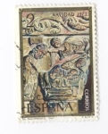 Stamps Spain -  Navidad. El Nacimiento Silos