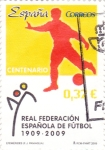 Stamps Spain -  Centenario de la real federación española de Futbol   (3)