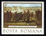 Stamps Romania -  SAVA HENTIA Baterie de artilerie la Calafat