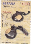 Stamps Spain -  CASTAÑUELAS - Instrumentos Musicales  (3)