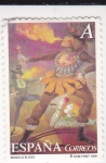 Stamps Spain -  EL CIRCO- Y le salía fuego   (3)