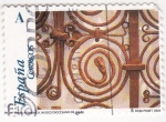Stamps Spain -  El románico aragones-reja de la ermita de Santa María de Iguacel (Huesca)   (3(