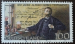 Stamps : Europe : Germany :  100 años del Testamento de Alfred Nobel