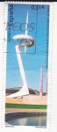 Stamps Spain -  Torre de Comunicaciones de Montjuïc -Barcelona   (3)