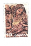 Stamps : Europe : Spain :  Navidad.La Sagrada Familia.Valladolid